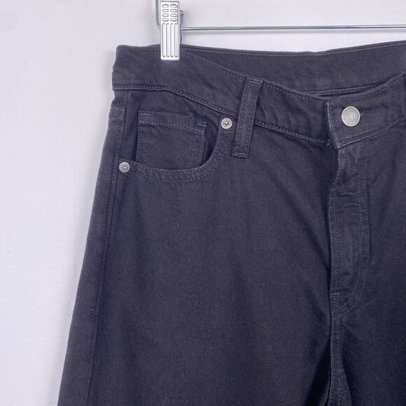 NWT Mid Rise UltraSoft Baggy Jeans in Black Wash Size 27 - Picture 4 of 11